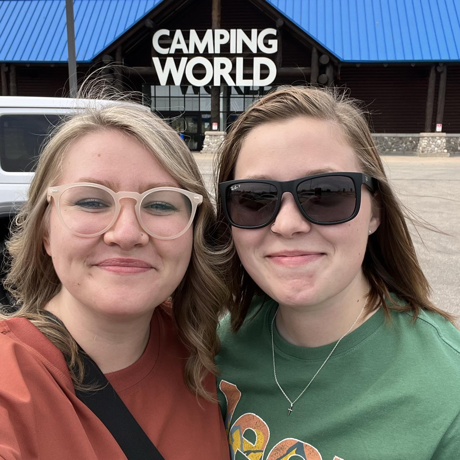 If you know Autumn, you know to take her to Camping World when she’s cranky 🤪