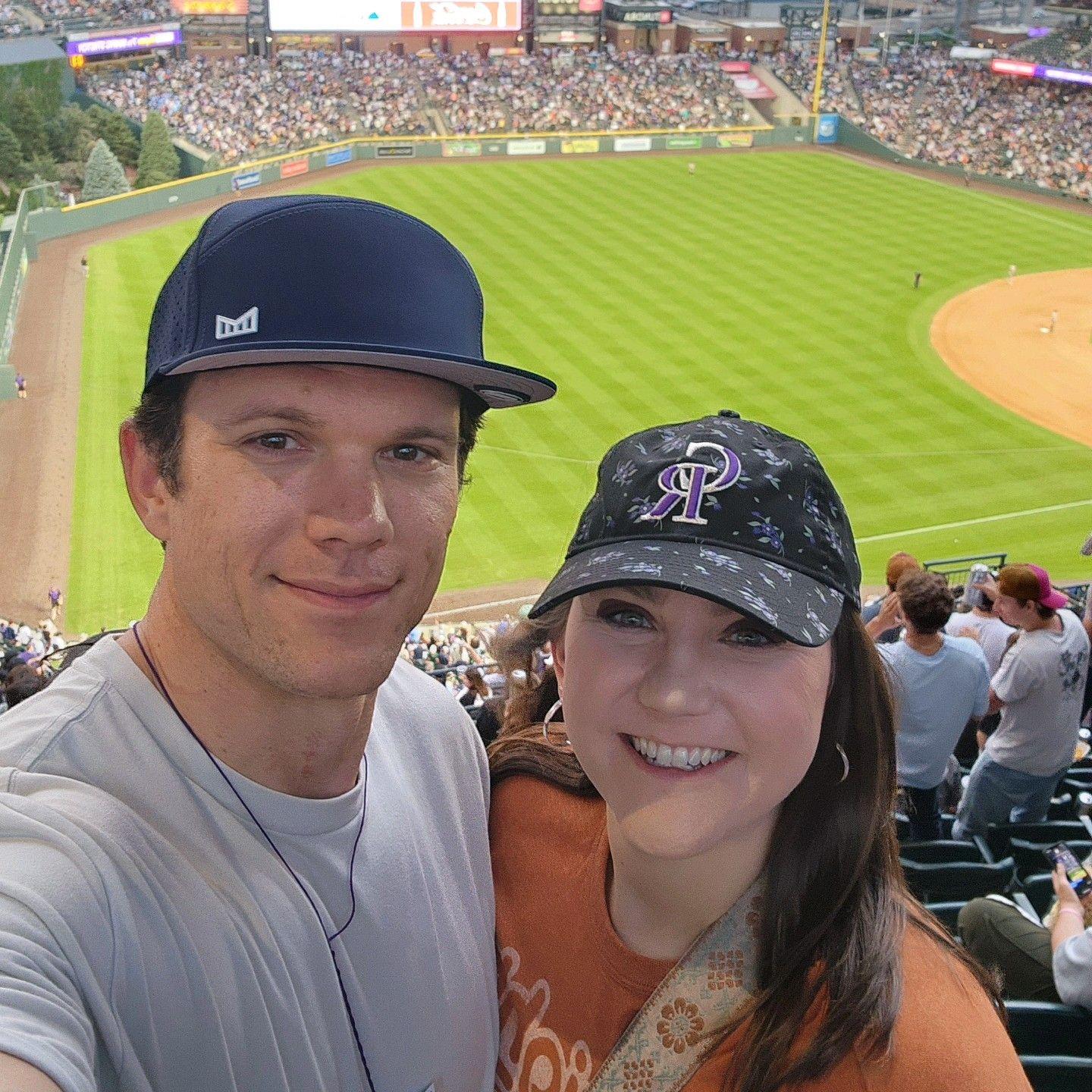 At a Colorado Rockies game
