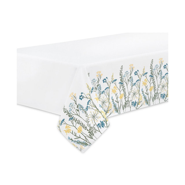 Lenox Wildflower Border Rectangular Tablecloth, 60" x 120"
