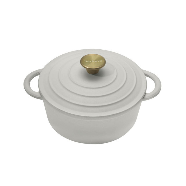 Sedona Enamel Cast Iron 3 Quart Dutch Oven with Lid