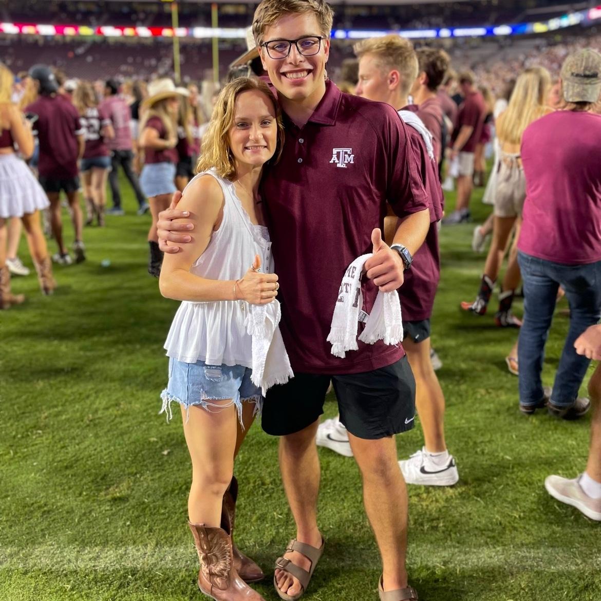 Here we are on Kyle field!