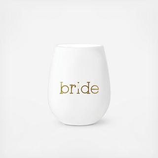 Bride Silicone Stemless Wine Cup