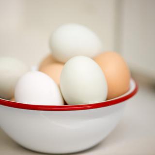 Vintage Enamelware Salad Bowl