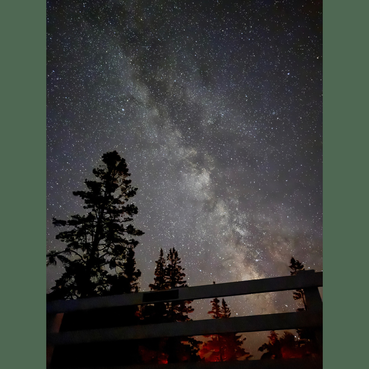 Marissa captured this stunning view of the night sky from the Bass Harbor Lighthouse parking lot. This is one of our favorite places to visit on the "Quiet Side" of the island.
