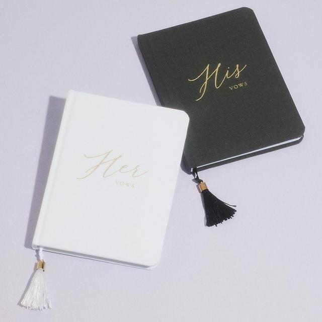 His and Hers Vows Booklets