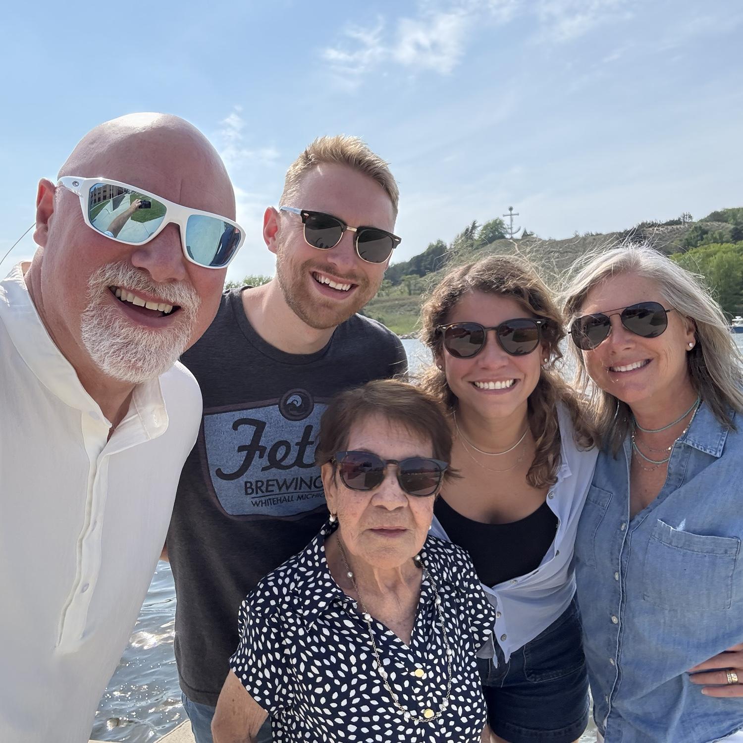 Abuela came to Grand Haven for the first time - Summer 2025!