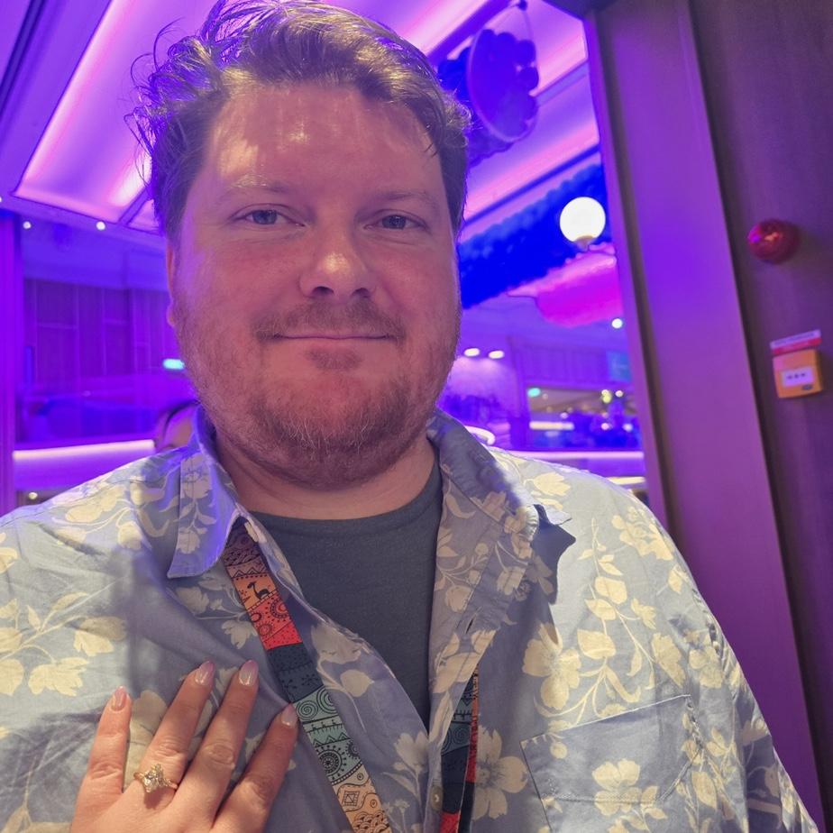 Showing off the ring, March 2026