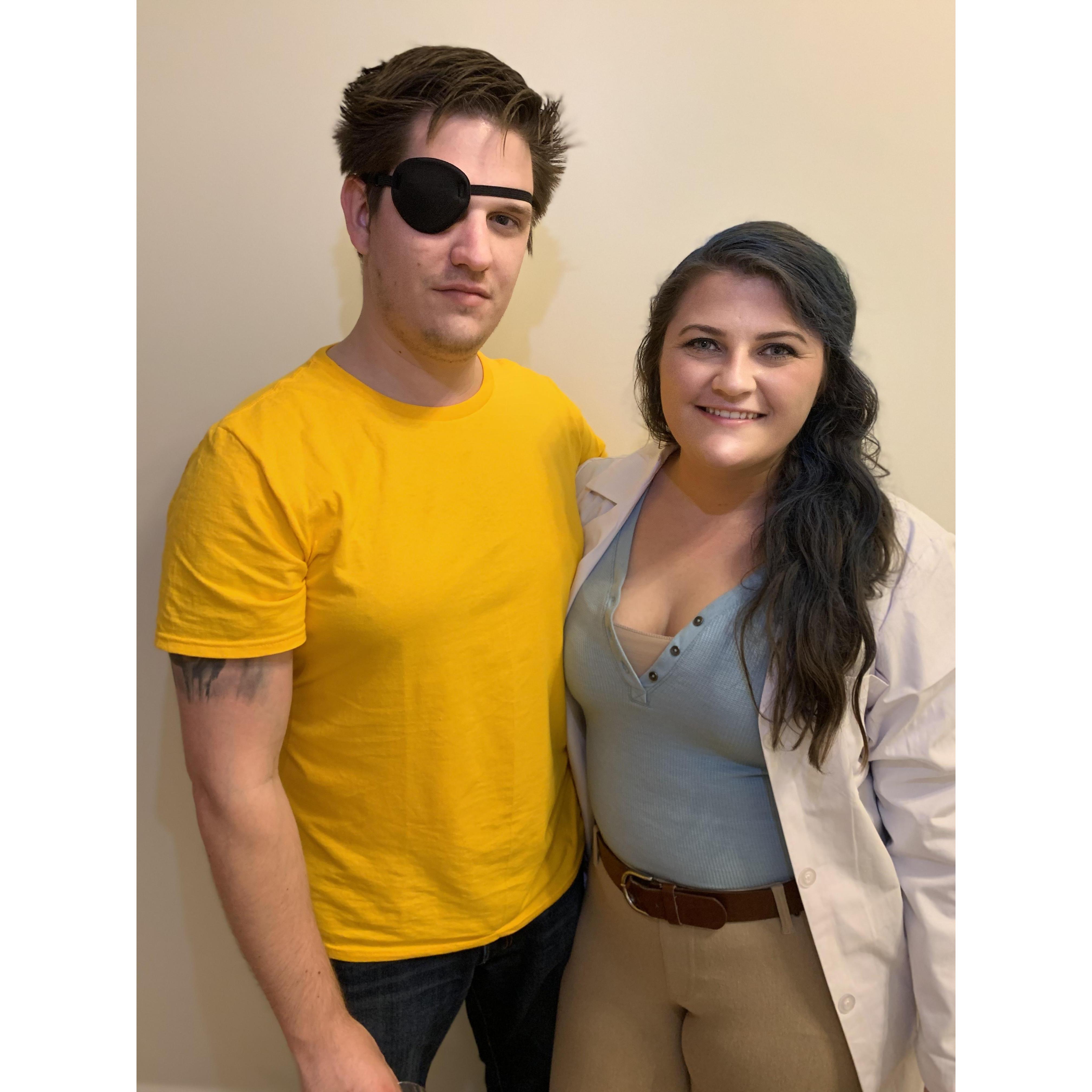 Halloween Take 2 - can you tell we like Rick and Morty?