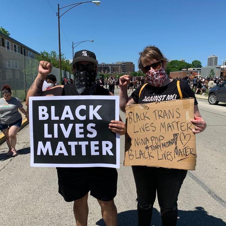 Marching with BLM Chicago after the uprisings of 2020