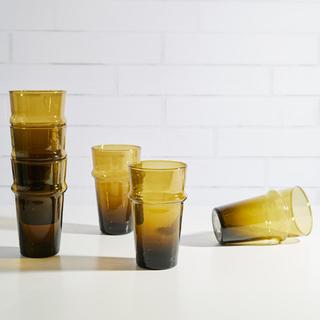 Moroccan Beldi Stacking Glass, Set of 6