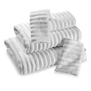 Turkish Luxury Collection - Turkish Ribbed Hand Towel in White