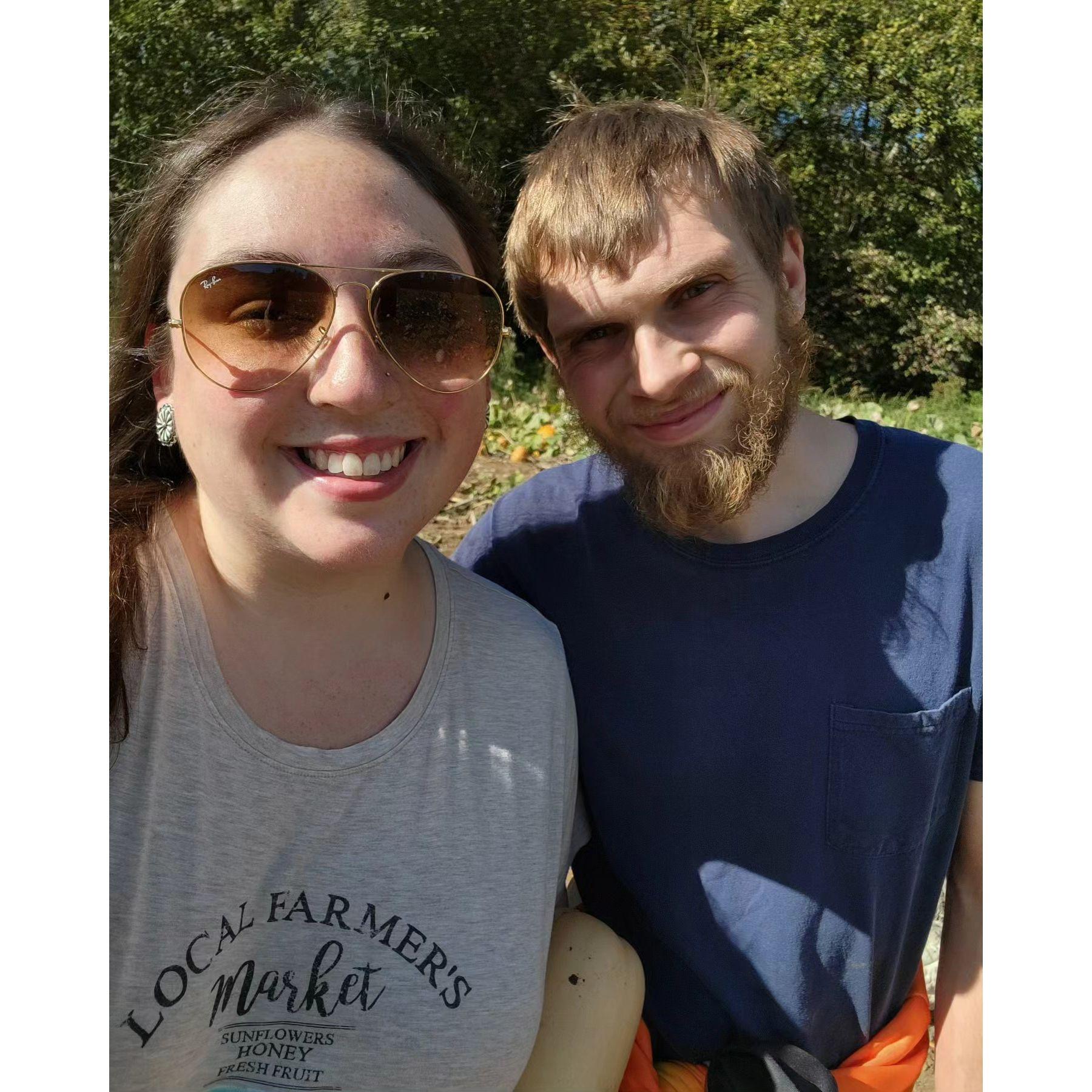 The pumpkin patch in between deer hunting days. This will be every fall for the rest of our lives!