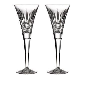 Waterford Lismore Toasting Flute pair