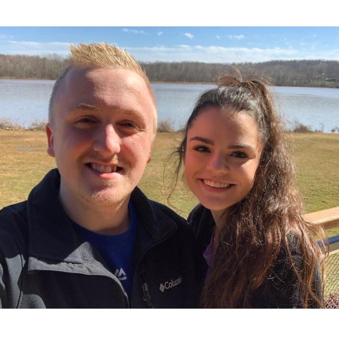 Walk around Springfield lake after a lunch date.