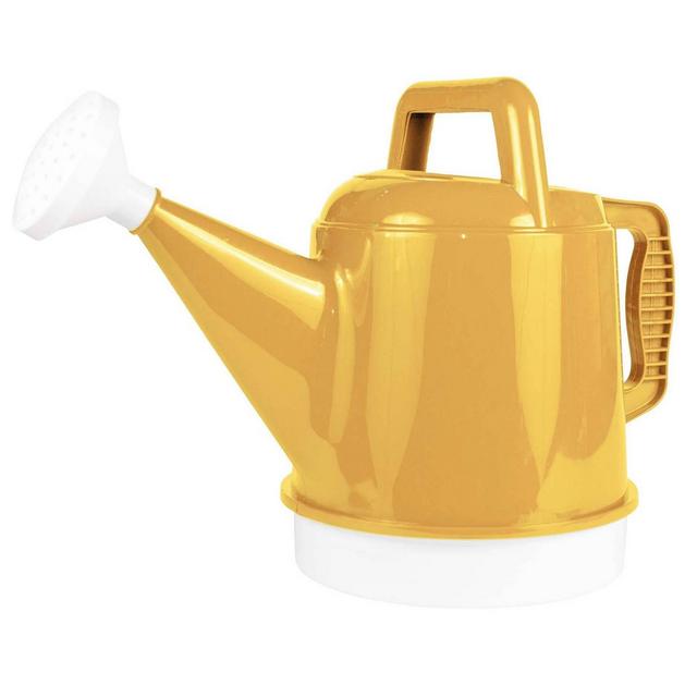 2.5gal Deluxe Watering Can Earthy Yellow - Bloem