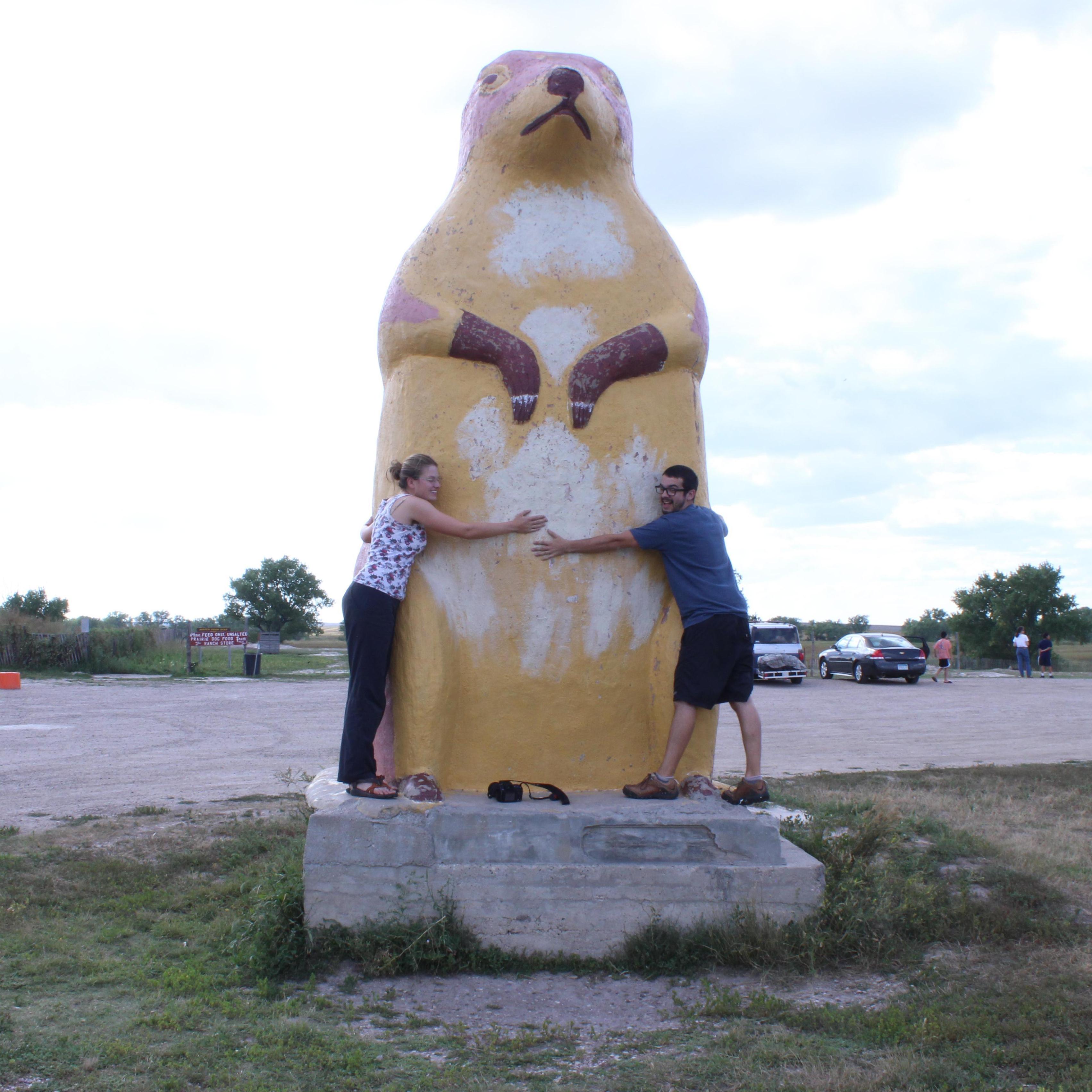 Badlands, Prairie Dog Gift Stop - 2014