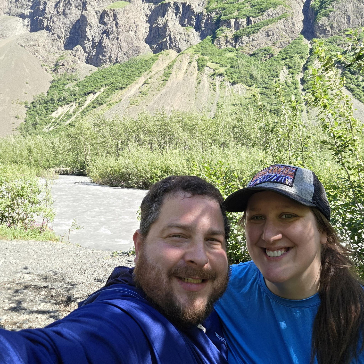 ATVing to the glacier together