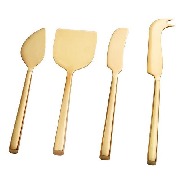 Luna Cheese Knives Set - Gold