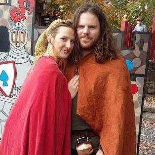 To say that the PA Ren Faire is one of Michael's favorite Autumn activities is an understatement! And we always have to go in costume.