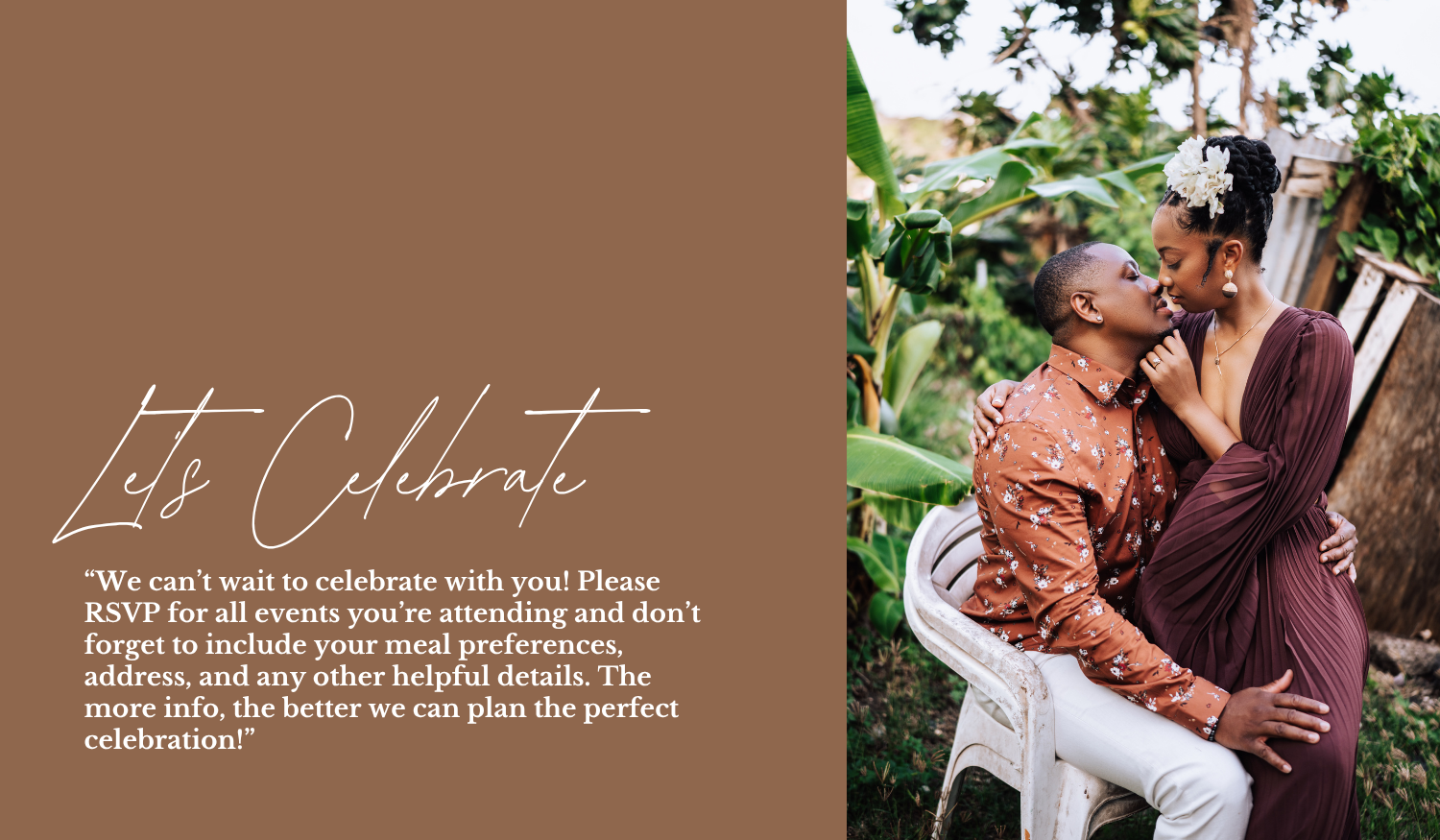 The Wedding Website of Kered Clement and Don Phillip