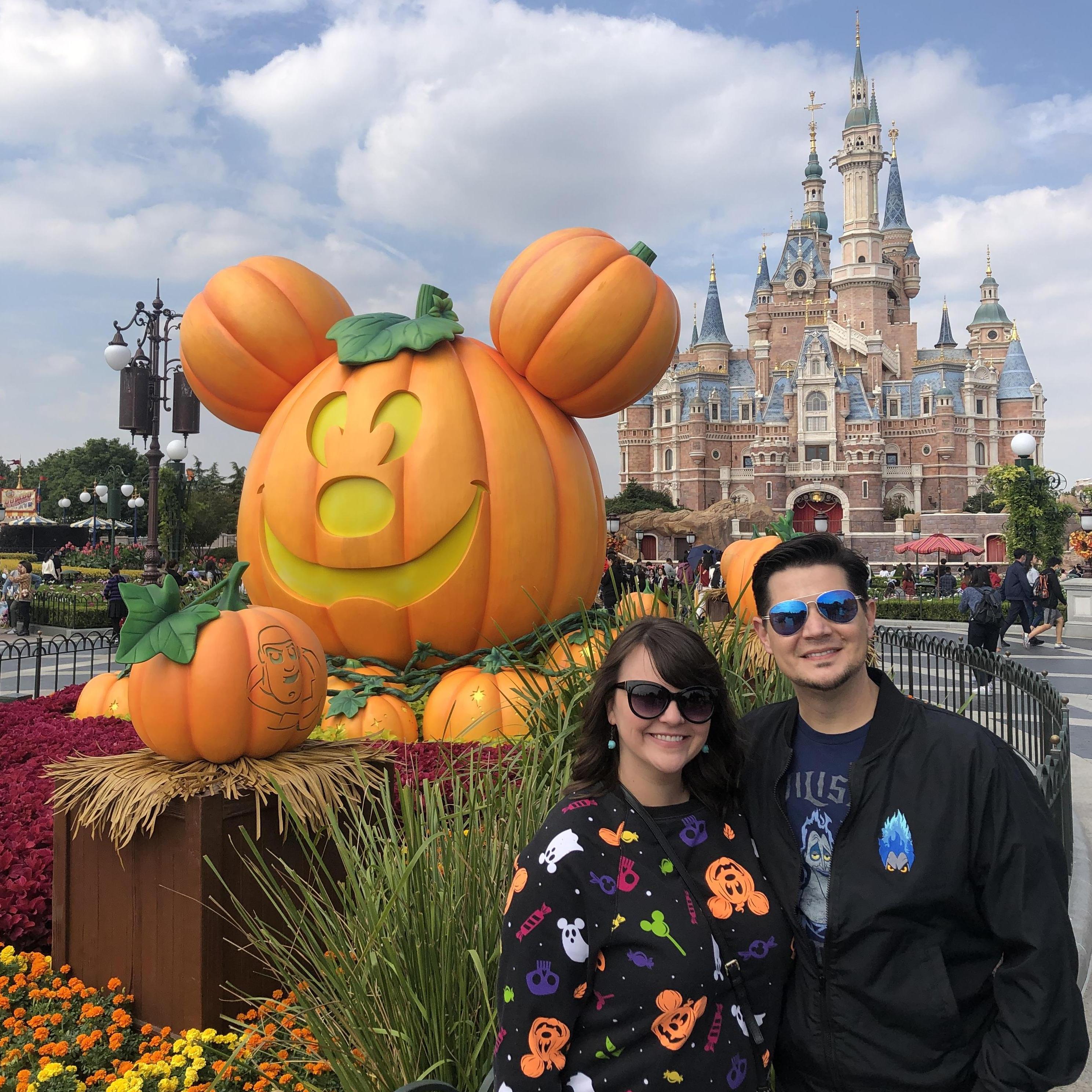 Shanghai Disneyland at Halloween time