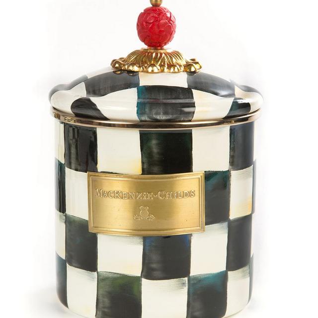 MacKenzie-ChildsCourtly Check Small Canister