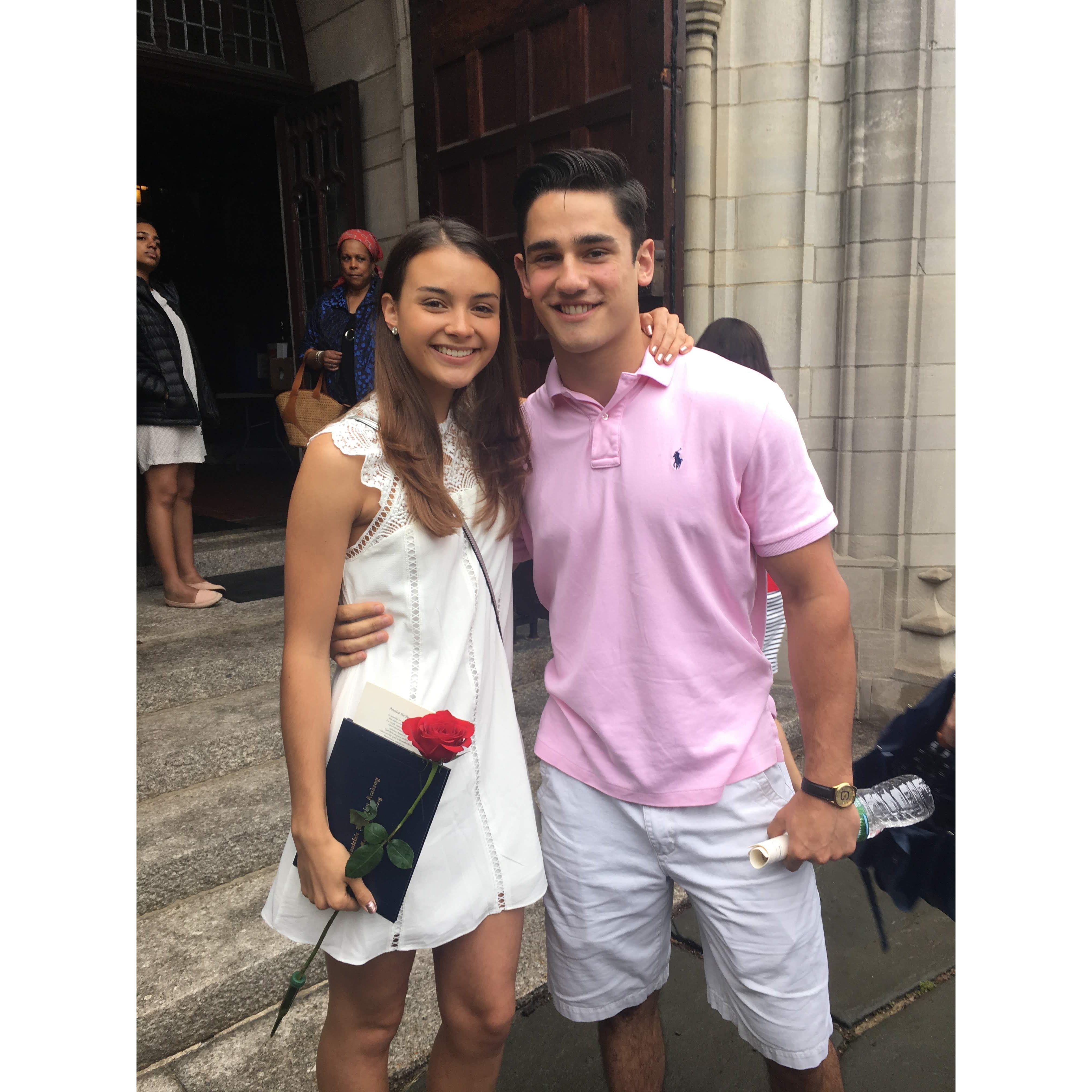 Back when we were fetuses in 2018 at my high school graduation