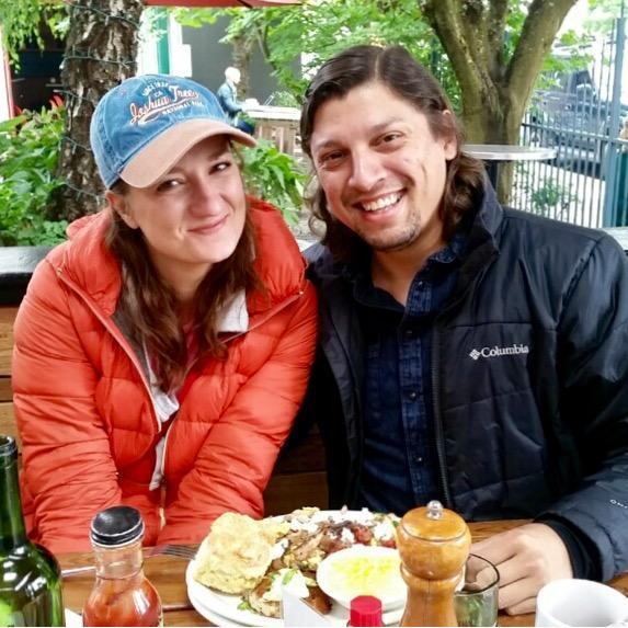 Our first brunch in Portland.