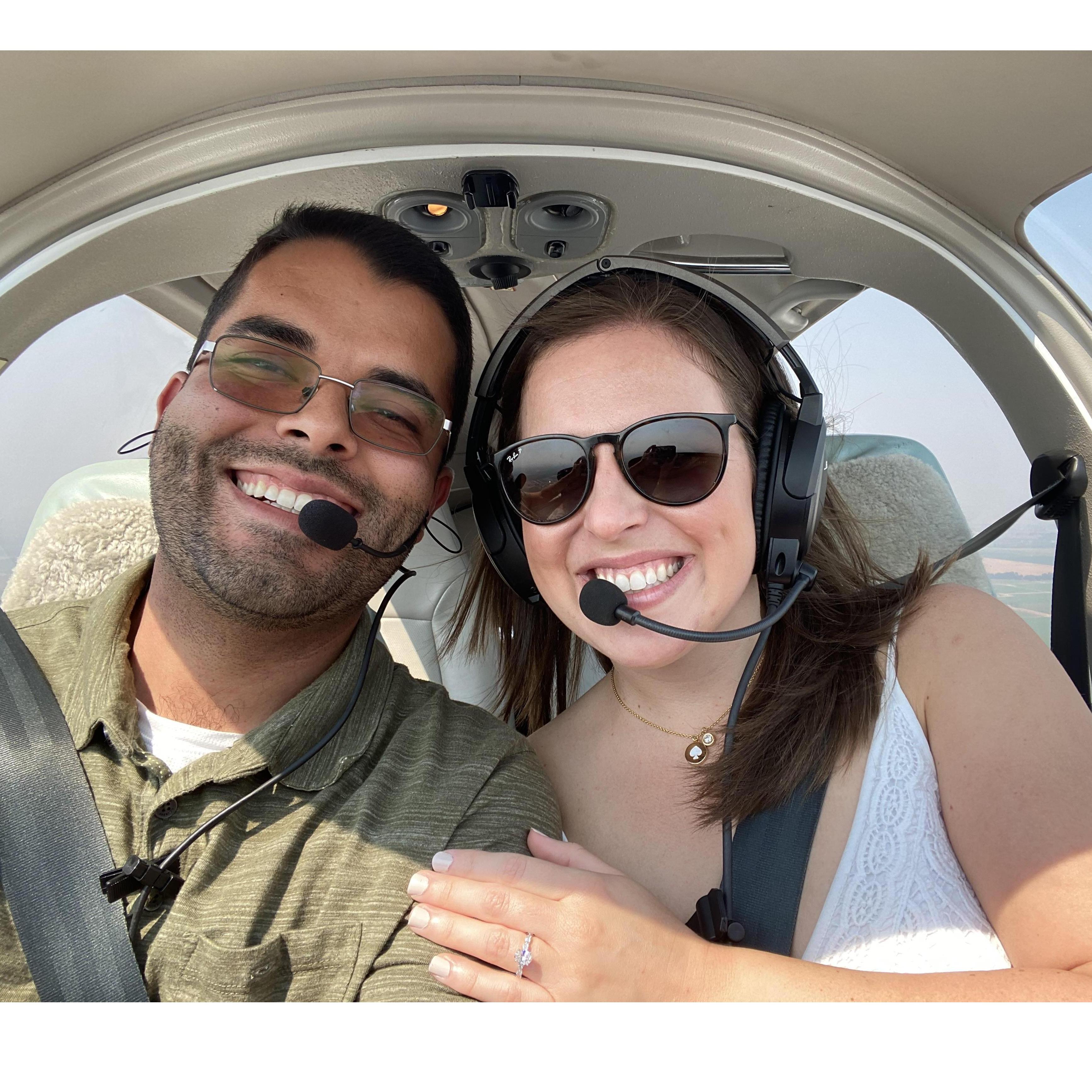 Our engagement flight