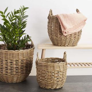 Rory 3-Piece Handwoven Wicker Basket Set