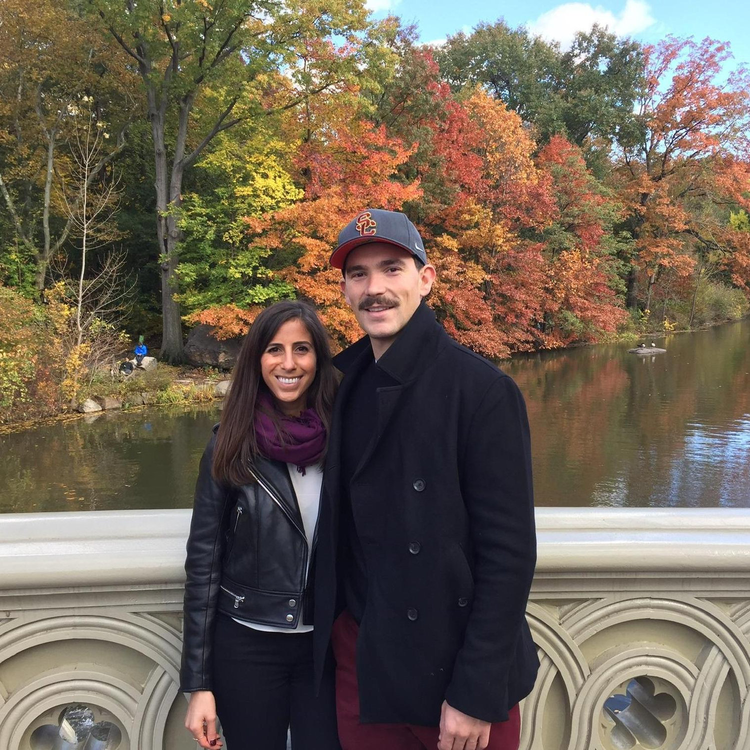 In Central Park visiting Trevor in New York City (2019)