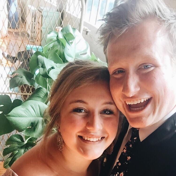 At Brennan and Gianna Dufrin's wedding in June of 2018.