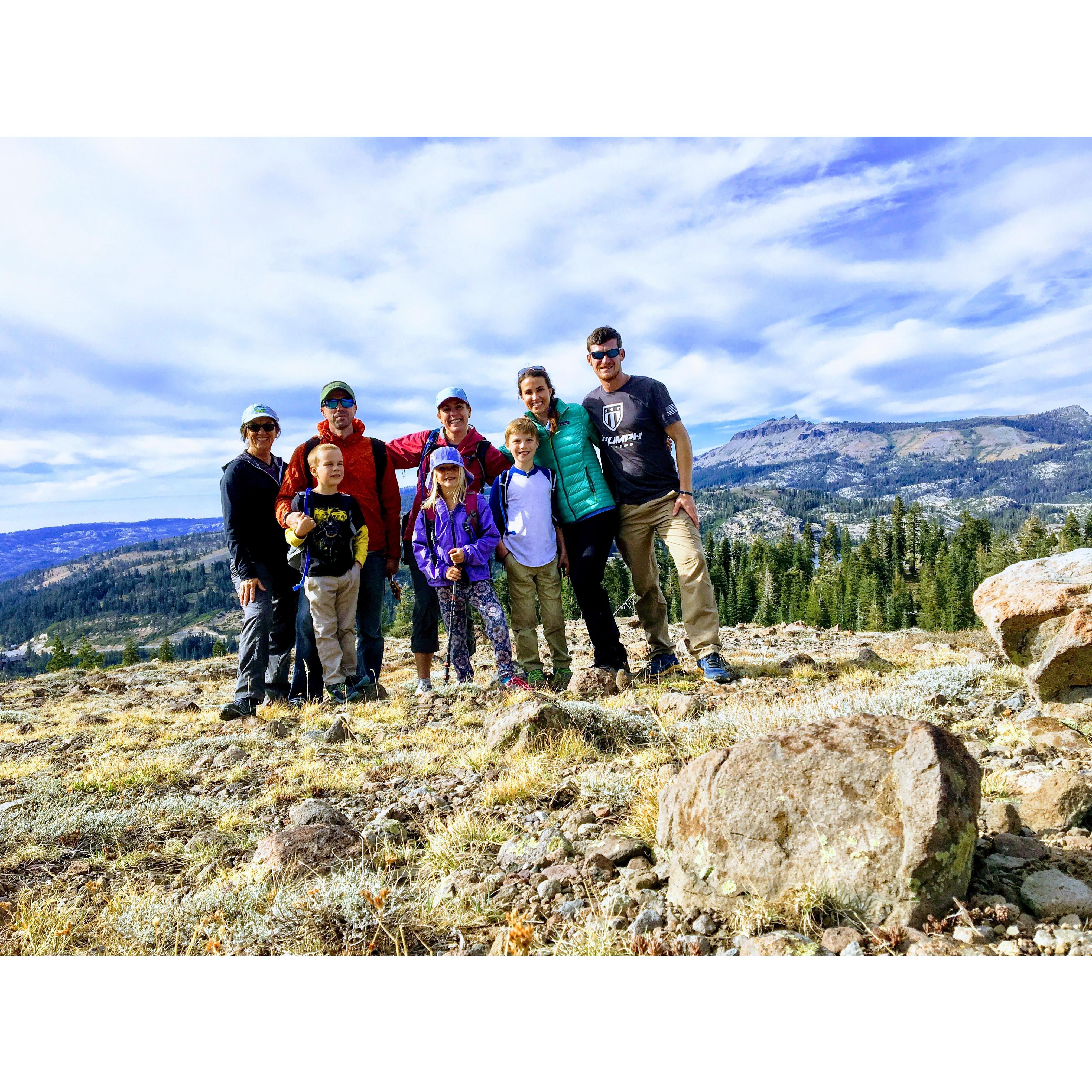 Up at Donner Summit with the family!