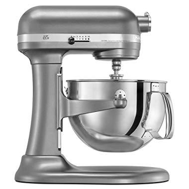 KitchenAid Factory Professional 600 6-Qt. Bowl-Lift Stand Mixer - Cocoa Silver (Renewed)
