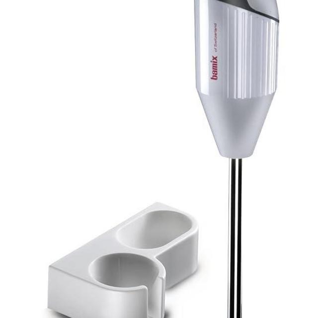 Bamix Pro-2 G200 Professional Series NSF Rated 200 Watt 2 Speed 3 Blade Immersion Hand Blender with Wall Bracket