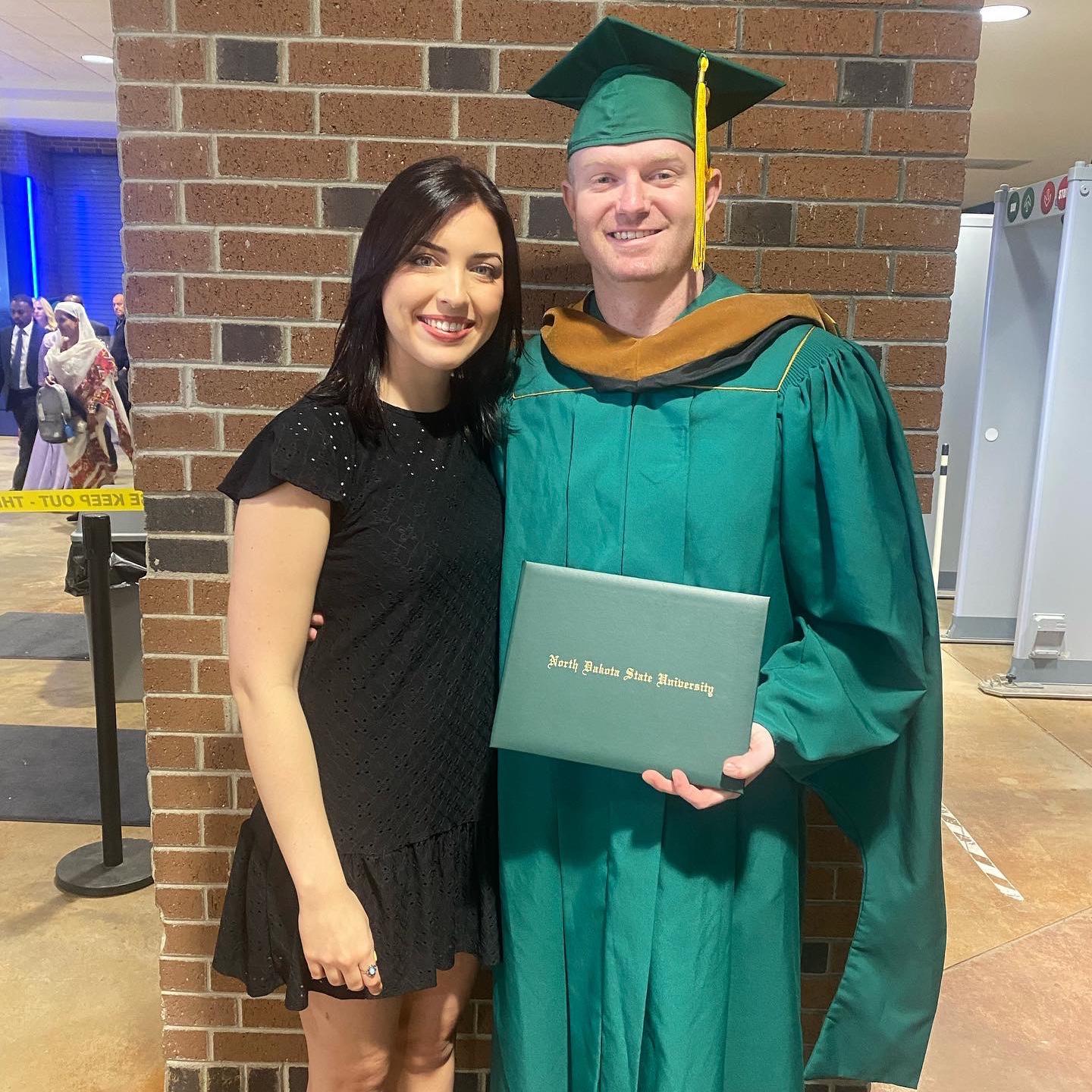 Bennett's Commencement for his Master's in Landscape Architecture - May 2022