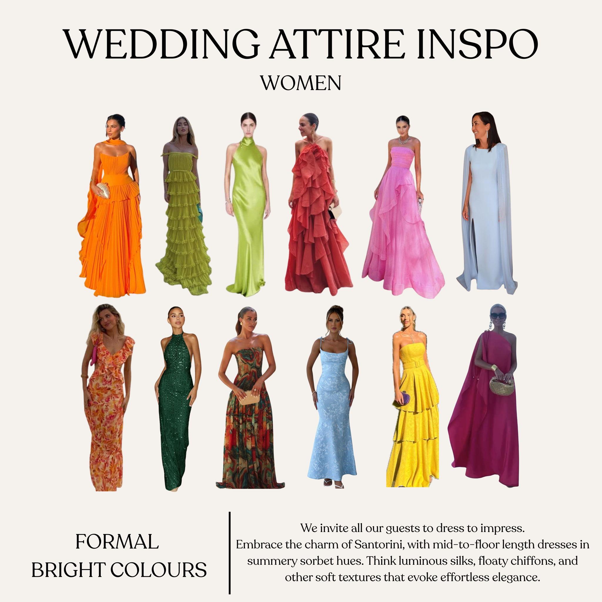 Wedding Attire Inspo - Women