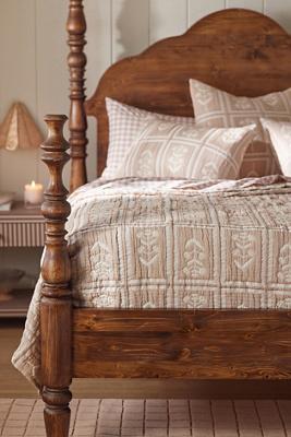 Parker Cotton Floral Woven Coverlet