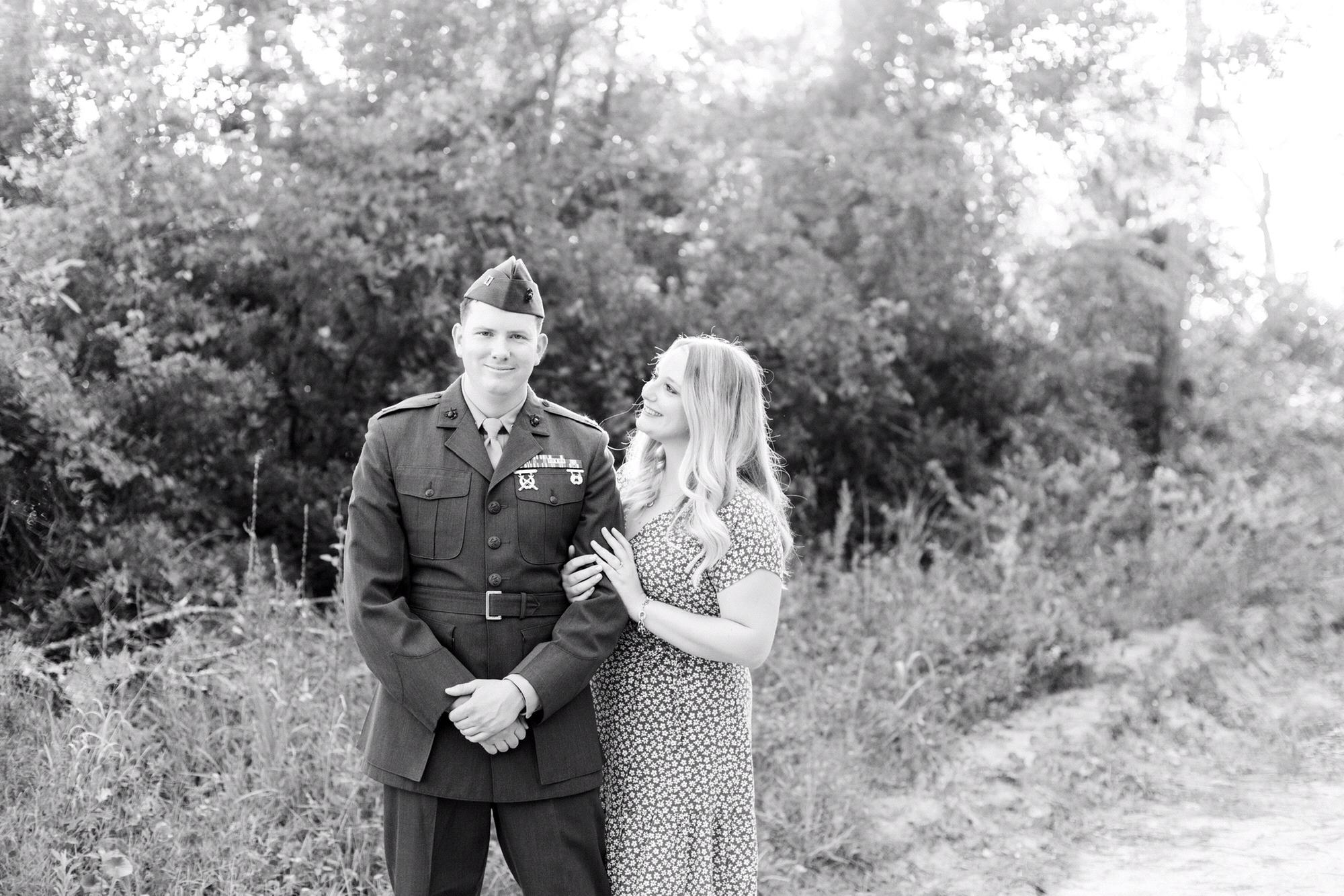 Our engagement photos! Camp  Lejeune, June 2019