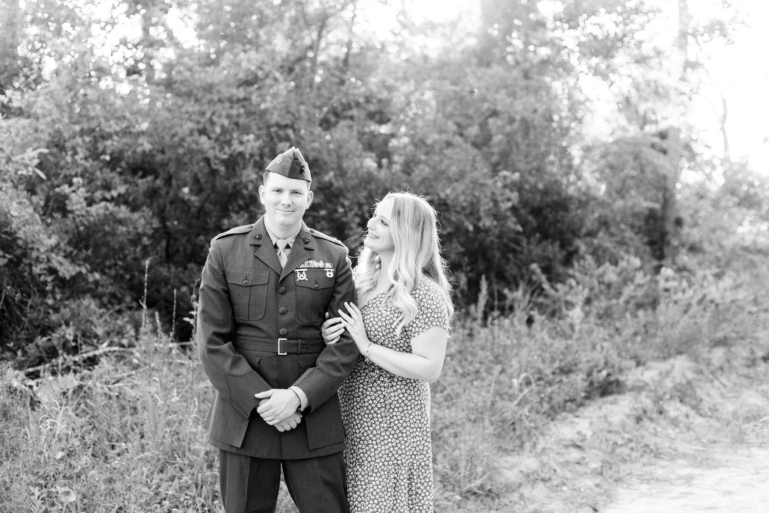 Our engagement photos! Camp  Lejeune, June 2019