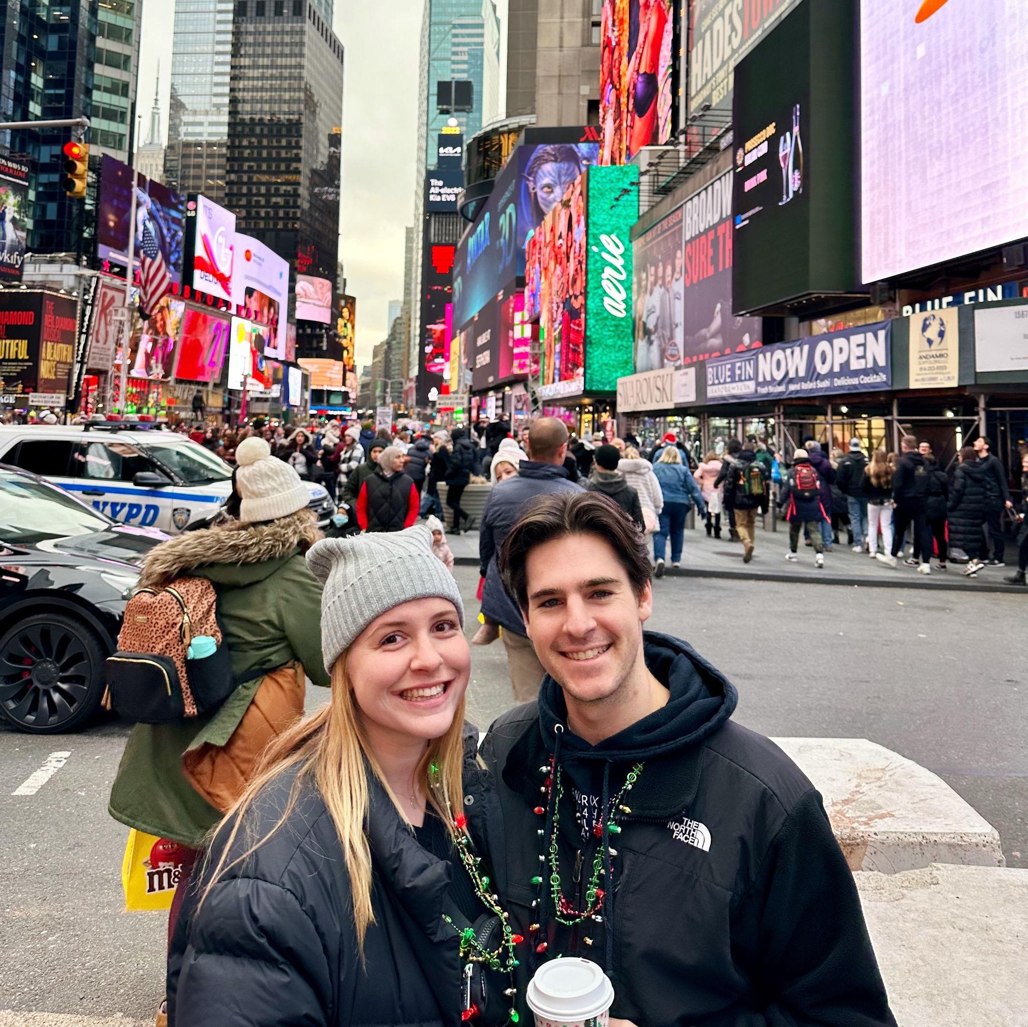 Christmas-time trip to NYC