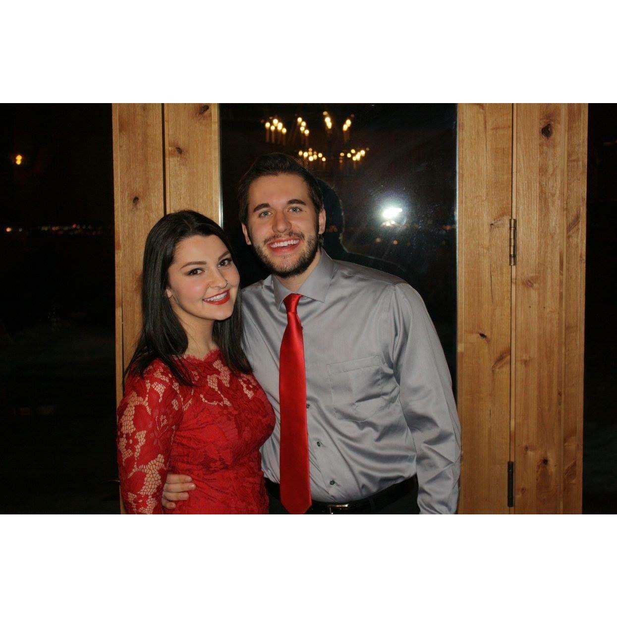 Red Dress 2016: One of the many Alpha Phi events that Steve graciously attended