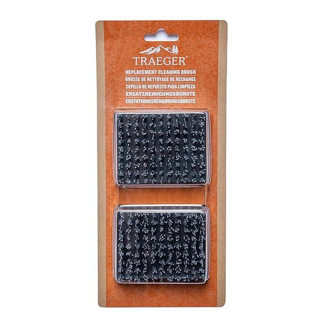 Traeger Grills BAC599 Replacement BBQ Cleaning Brush Head (2 Pack) for Traeger Cleaning Brush Grill Accessory