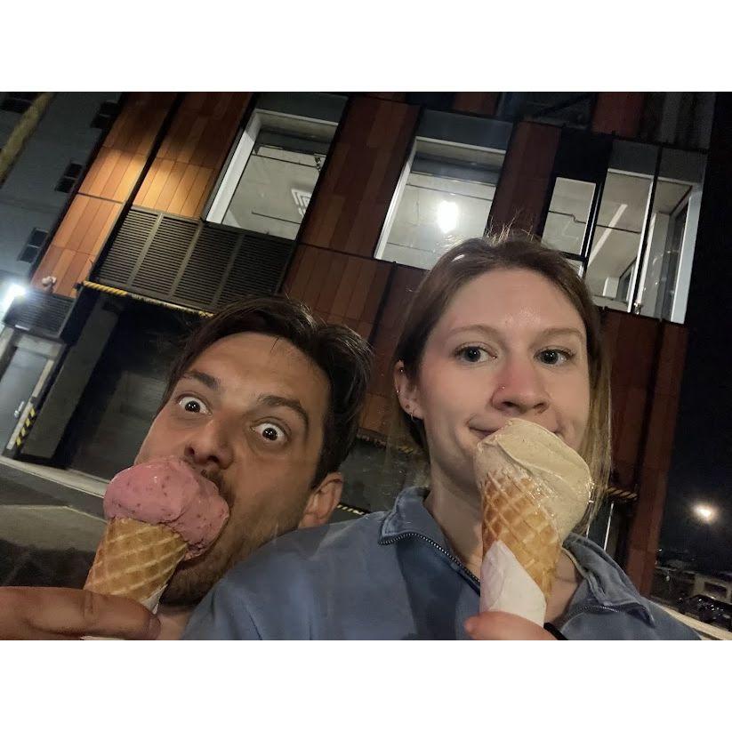 Ice cream date. Vancouver, BC - August 2024.