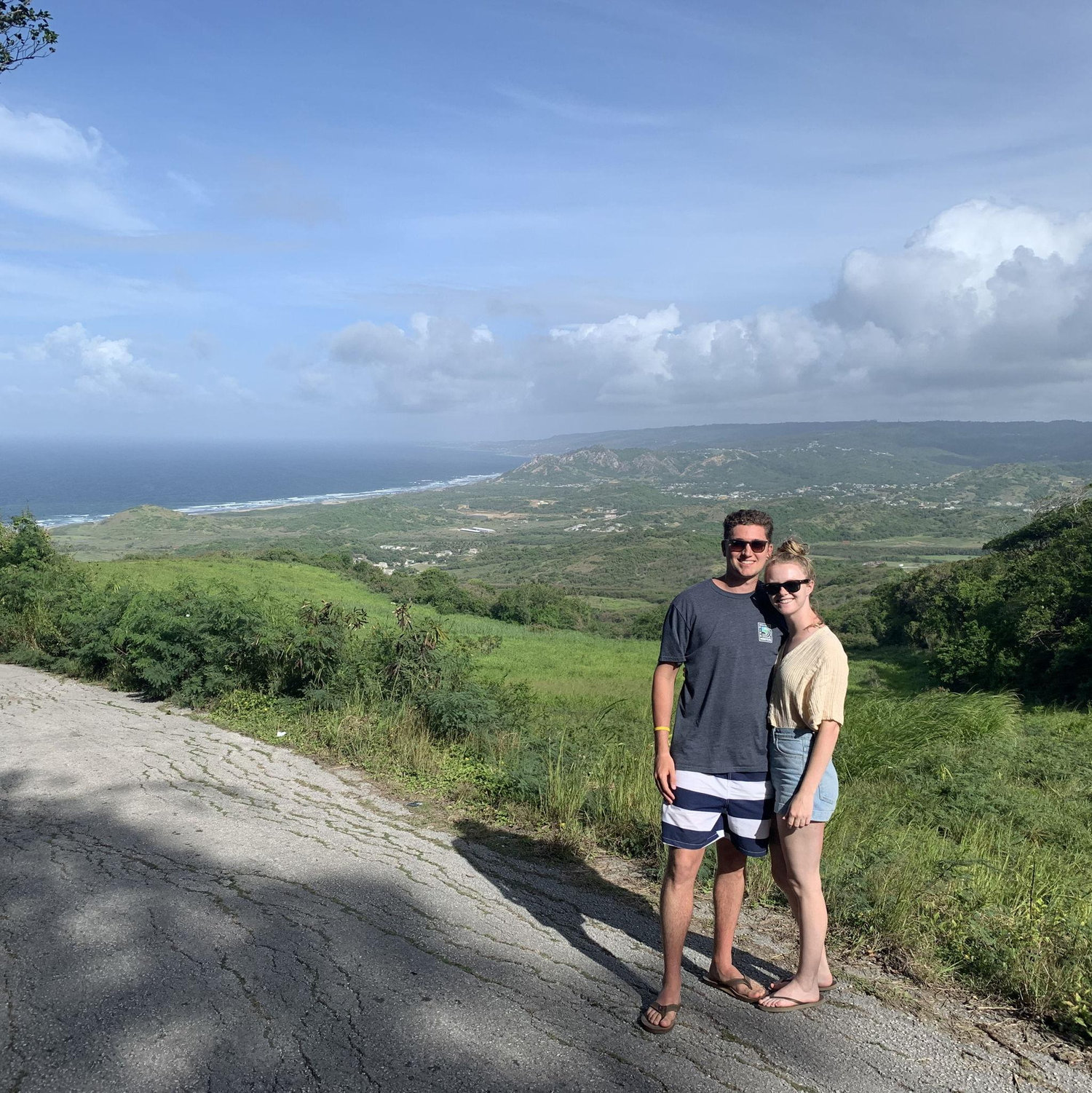 First trip together to Barbados