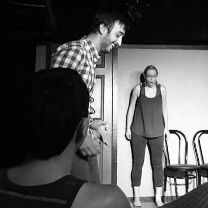 This is a snap shot from one of our first What Town? The Musical shows.