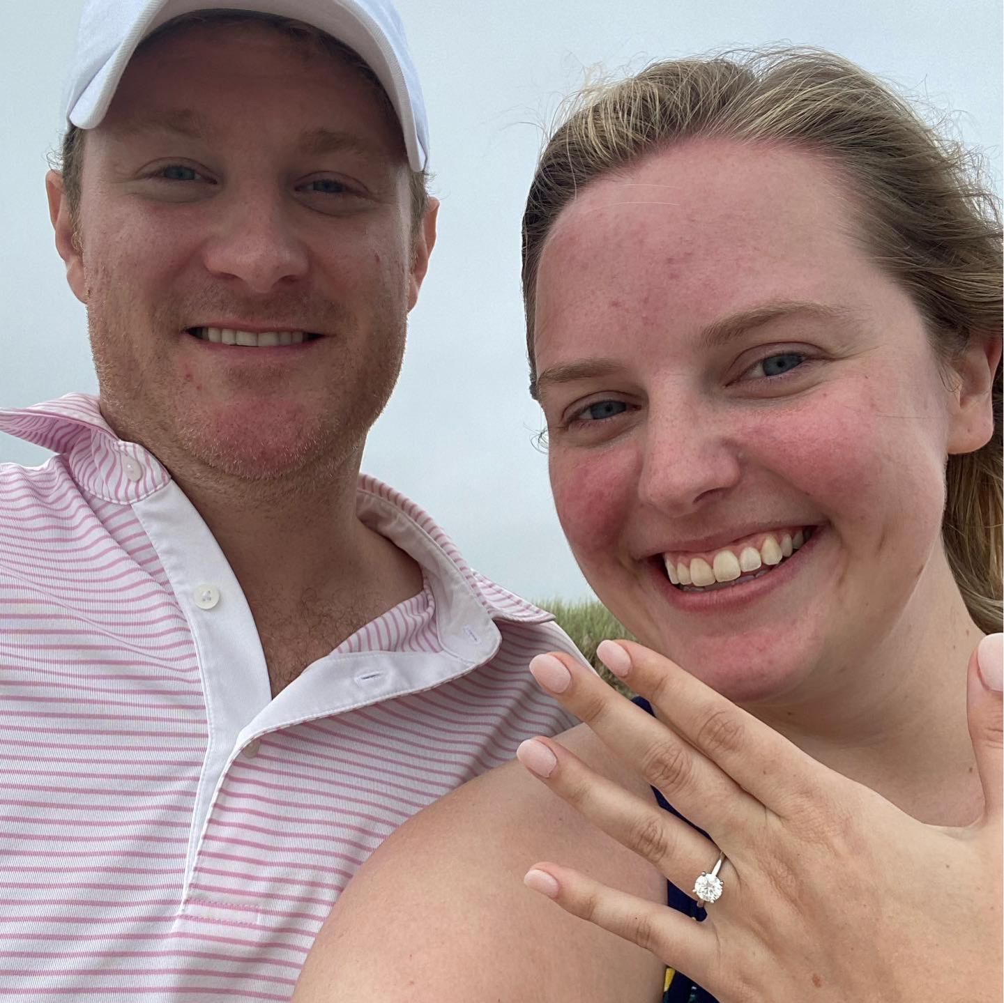 Moments after the proposal!
