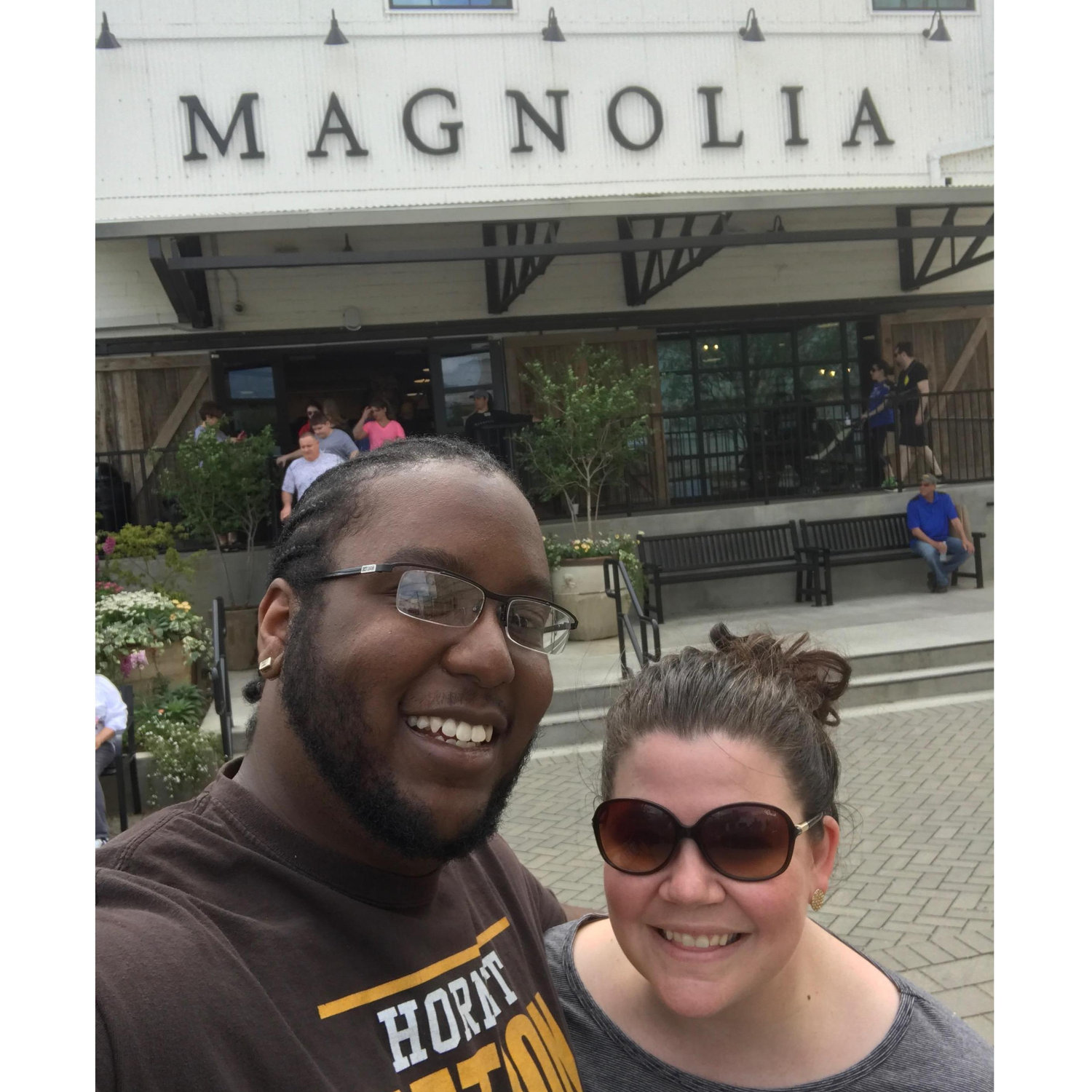 Katie and Q visited Q's family in Texas
