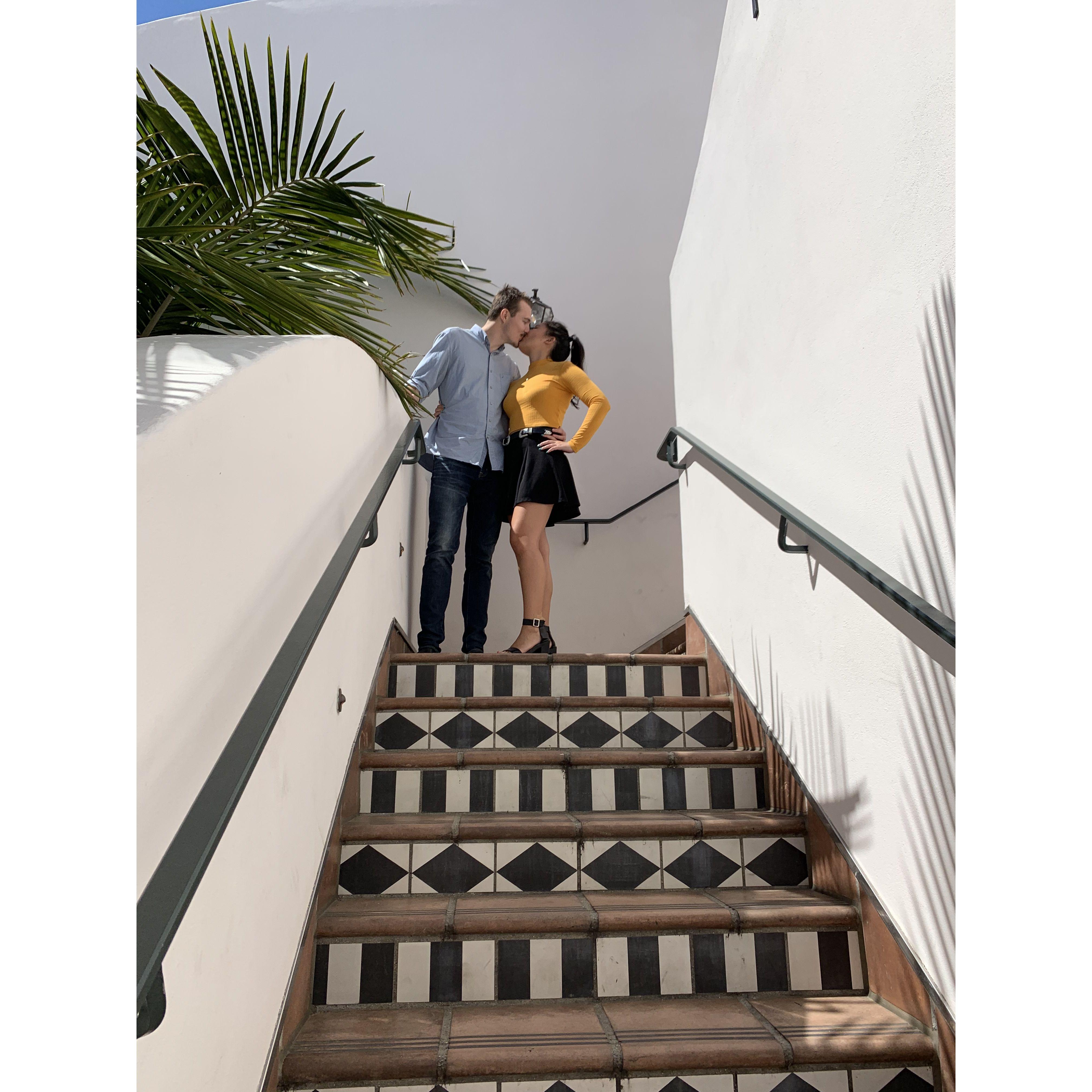 Eventually, Jayden moved out of Utah. Although he did most of the driving during their long distance relationship, Shelby visited Jayden in a lot of his new hometowns - like Santa Barbara!