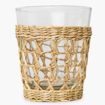 Seagrass Cage Wide Tumbler Set of 6